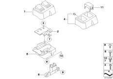 Goto diagram: BMW Classic Motorbike Model R 900 RT 05 SF (0367,0387)( ECE ), Category 61.31 Switch housing, official-use :: Diagram: 61_2170