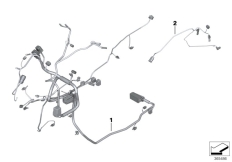 Goto diagram: BMW Classic Motorbike Model C evolution (0C23)( USA ), Category 61.11 Main / rear wiring harness :: Diagram: 61_3797