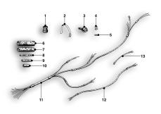 Goto diagram: BMW Classic Motorbike Model R51( ECE ), Category 61.05 Wiring harness :: Diagram: 61p0001