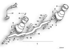 Goto diagram: BMW Classic Motorbike Model R 100 R Mystik 94( USA ), Category 62.15 ADDITIONAL INSTRUMENTS :: Diagram: 62_0267