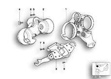 Goto diagram: BMW Classic Motorbike Model R 850 R 94 (0401,0406)( ECE ), Category 62.11 Instrument carrier, facelift :: Diagram: 62_0293