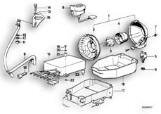 Goto diagram: BMW Classic Motorbike Model R 65 (20KW)( ECE ), Category 63.25 Flash signalling light :: Diagram: 63S0381