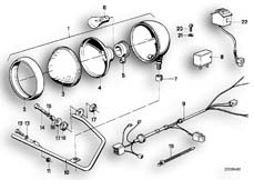 Goto diagram: BMW Classic Motorbike Model R45/N( ECE ), Category 63.20 Signalling light :: Diagram: 63_0332