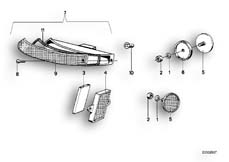 Goto diagram: BMW Classic Motorbike Model R 100 /7T( ECE ), Category 63.10 Reflectors :: Diagram: 63_0351