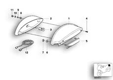 Goto diagram: BMW Classic Motorbike Model F 650 GS Dakar 00 (0173,0183)( USA ), Category 63.21 Rear light :: Diagram: 63_0584