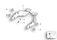 Goto diagram: BMW Classic Motorbike Model R 850 R 02 (0428)( ECE ), Category 63.12 Headlight bracket :: Diagram: 63_0658
