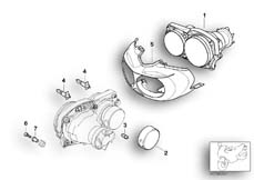 Goto diagram: BMW Classic Motorbike Model F 650 CS 02 (0174,0184)( ECE ), Category 63.12 Headlight :: Diagram: 63_0746
