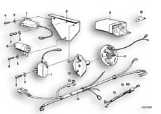 Goto diagram: BMW Classic Motorbike Model R 80 TIC( ECE ), Category 65.25 Anti-interference kit :: Diagram: 65_0320