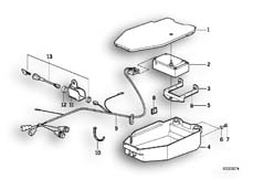 Goto diagram: BMW Classic Motorbike Model R 100 GS( ECE ), Category 65.20 Alarm system :: Diagram: 65_0333