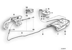 Goto diagram: BMW Classic Motorbike Model K 1100 RS (0522,0532)( USA ), Category 65.75 Alarm system :: Diagram: 65_0335