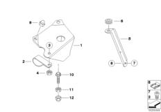 Goto diagram: BMW Classic Motorbike Model R 900 RT 05 SF (0367,0387)( USA ), Category 65.21 Single parts, aerial, Groundplane :: Diagram: 65_0557