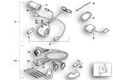 Goto diagram: BMW Classic Motorbike Model C1 (0191)( ECE ), Category 65.75 Alarm system :: Diagram: 65_0743