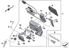Goto diagram: BMW Classic Motorbike Model F 750 GS (0B08, 0B18)( ECE ), Category 65.90 Preparation for navigation system :: Diagram: 65_2988