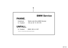 Goto diagram: BMW Classic Motorbike Model R 850 GS 95 (0403)( ECE ), Category 71.20 Information plate :: Diagram: 71_0708