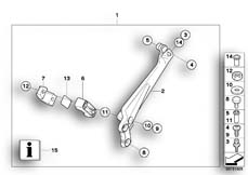 Goto diagram: BMW Classic Motorbike Model R 1200 GS 08 (0303,0313)( ECE ), Category 77.42 SET CASE HOLDER :: Diagram: 77_0021