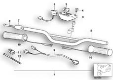 Goto diagram: BMW Classic Motorbike Model F 650 GS 00 (0172,0182)( ECE ), Category 77.22 Heated handlebar grips :: Diagram: 77_0079