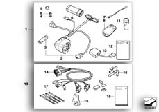 Goto diagram: BMW Classic Motorbike Model R 1150 GS 00 (0415,0495)( USA ), Category 77.53 Alarm systems 5.1 :: Diagram: 77_0235