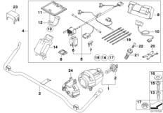 Goto diagram: BMW Classic Motorbike Model R 1200 GS Adve. 06 (0382,0397)( USA ), Category 77.51 Installing set additional headlight :: Diagram: 77_0288