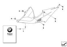 Goto diagram: BMW Classic Motorbike Model S 1000 RR 10 (0507,0517)( ECE ), Category 77.31 Panel, fuel tank :: Diagram: 77_0322