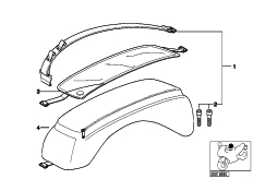 Goto diagram: BMW Classic Motorbike Model R 1200 C 97 (0424,0434)( USA ), Category 77.45 Tank-Bag :: Diagram: 77_0802
