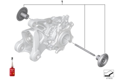 Goto diagram: BMW Classic Motorbike Model R nineT 16 (0J01, 0J03)( ECE ), Category 77.25 Rear axle cover Machined :: Diagram: 77_0854