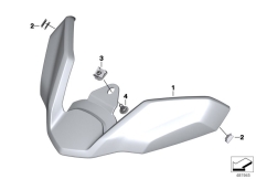 Goto diagram: BMW Classic Motorbike Model R 1200 GS 17 (0A81)( THA ), Category 77.31 Extension front-wheel cover :: Diagram: 77_0937